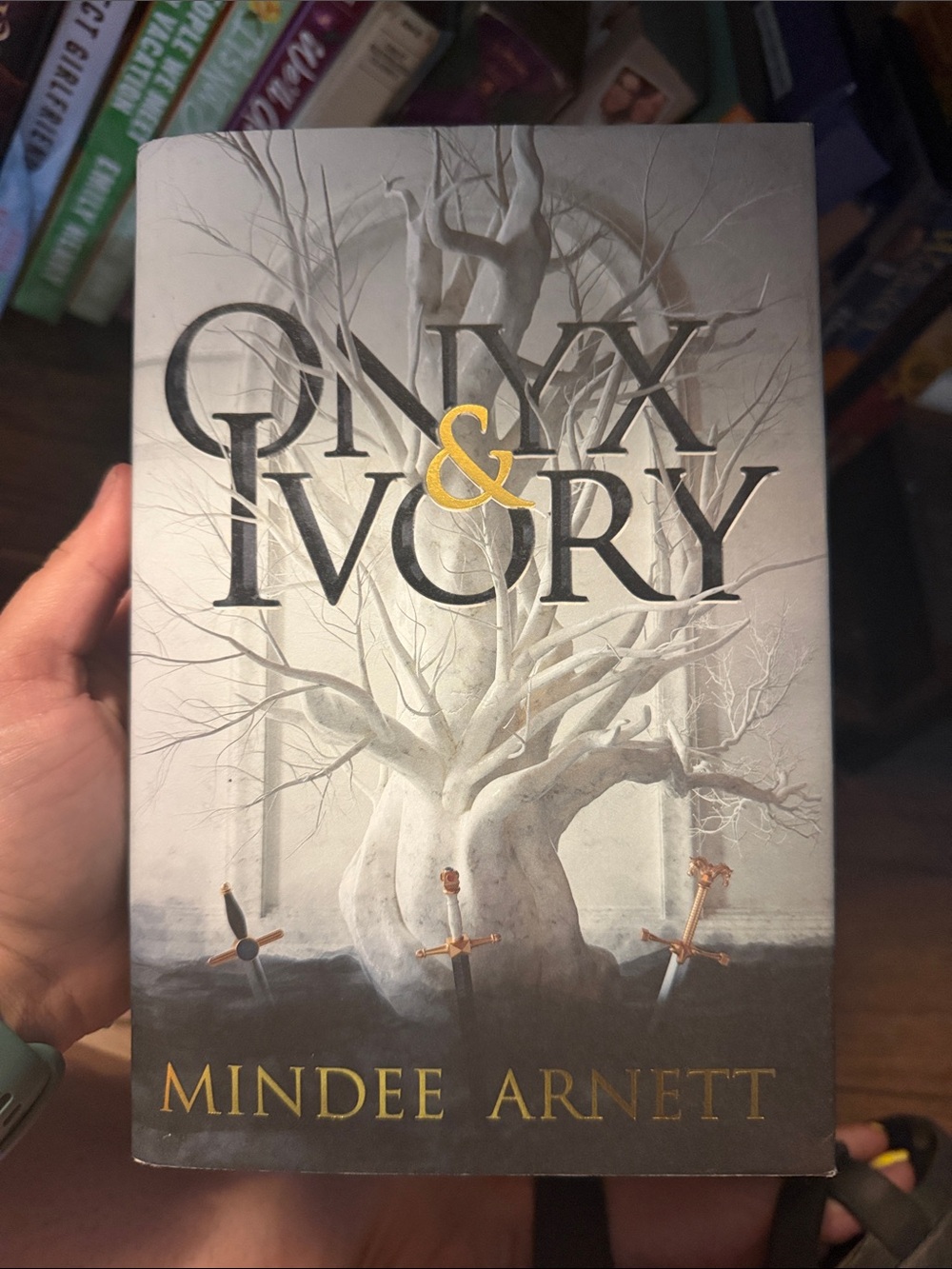 Onyx & Ivory by Mindee Arnett - Hardcover Fantasy Book